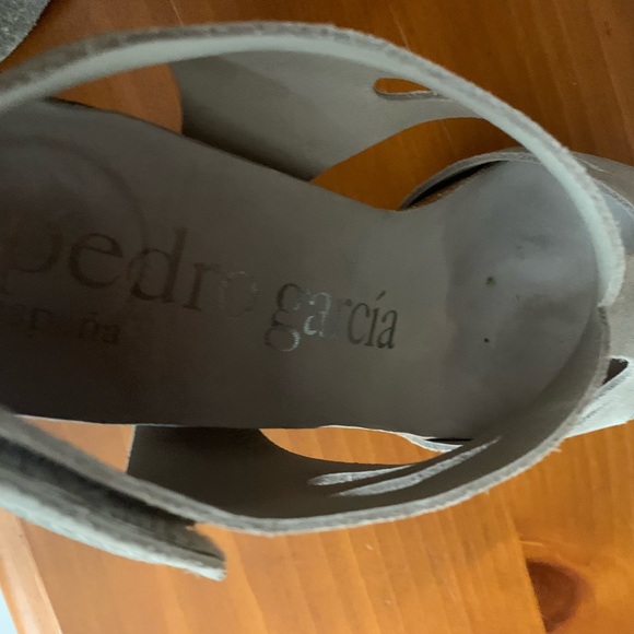 Pedro Garcia Pamela Suede Slingback Sandals Size 38 US 8 - Picture 14 of 16